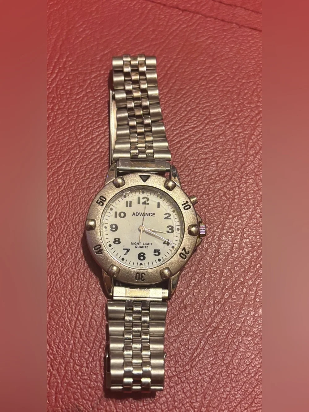 ✨Vintage Silver Men's Advance Night Light Quartz Watch